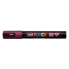   UNI Dekormarker, 1,8-2,5 mm, UNI "Posca PC-5M", vörösbor