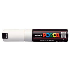   UNI Dekormarker, 4,5-5,5 mm, UNI "Posca PC-7M", fehér