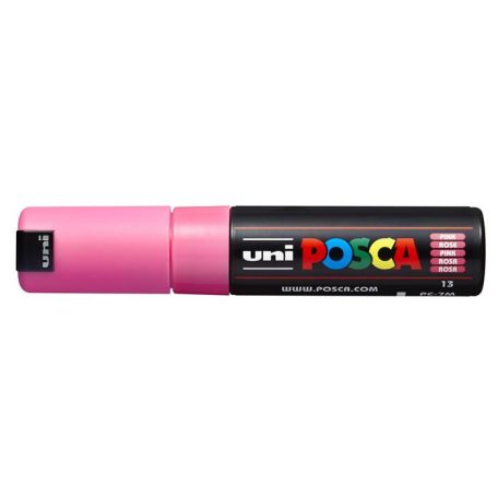UNI Dekormarker, 4,5-5,5 mm, UNI "Posca PC-7M", rózsaszín