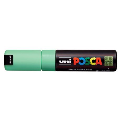 UNI Dekormarker, 4,5-5,5 mm, UNI "Posca PC-7M", világoszöld