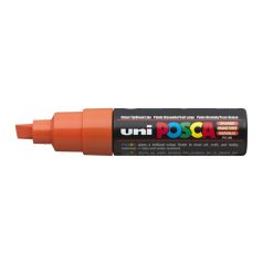   UNI Dekormarker, 8 mm, vágott, UNI "Posca PC-8K", narancssárga
