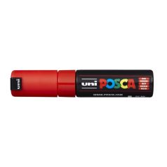   UNI Dekormarker, 8 mm, vágott, UNI "Posca PC-8K", piros