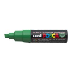  UNI Dekormarker, 8 mm, vágott, UNI "Posca PC-8K", zöld
