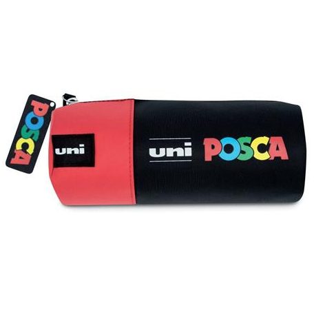 UNI Tolltartó, henger alakú, UNI "Posca", piros