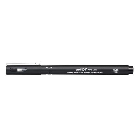 UNI Rajzmarker, 0,03 mm, UNI PIN, fekete