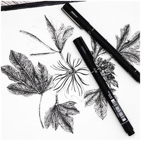 UNI Rajzmarker, 0,05 mm, UNI PIN, fekete