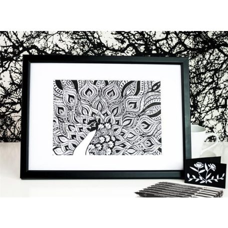 UNI Rajzmarker, 0,2 mm, UNI PIN, fekete