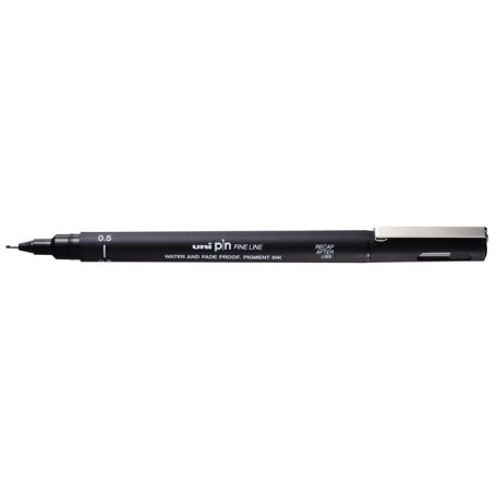 UNI Rajzmarker, 0,5 mm, UNI PIN, fekete