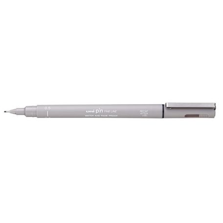UNI Rajzmarker, 0,5 mm, UNI PIN, világosszürke