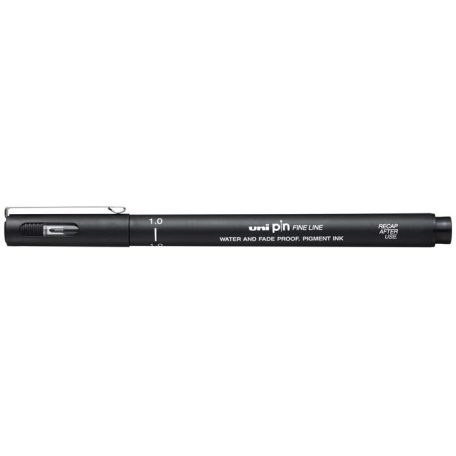 UNI Rajzmarker, 1 mm, UNI PIN, fekete