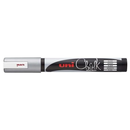 UNI Krétamarker, 1,8-2,5 mm, UNI "PWE-5M", ezüst