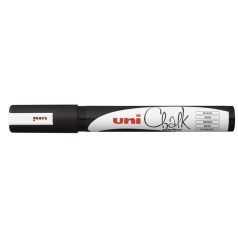 UNI Krétamarker, 1,8-2,5 mm, UNI "PWE-5M", fekete
