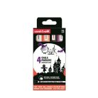 UNI Krétamarker készlet, 1,8-2,5 mm, UNI "PWE-5M","Halloween", 4 különböző szín