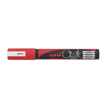 UNI Krétamarker, 1,8-2,5 mm, UNI "PWE-5M", piros