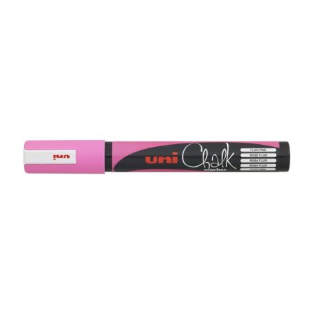 UNI Krétamarker, 1,8-2,5 mm, UNI "PWE-5M", fluor rózsaszín