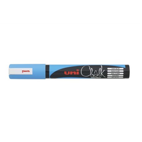 UNI Krétamarker, 1,8-2,5 mm, UNI "PWE-5M", világoskék