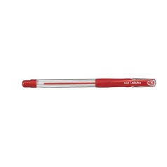   UNI Golyóstoll, 0,3 mm, kupakos, UNI "SG-100 Lakubo", piros