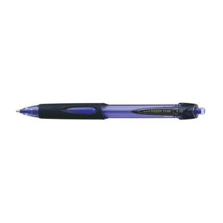 UNI Golyóstoll, 0,4 mm, nyomógombos, UNI "SN-220 Powertank", kék