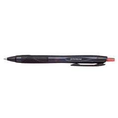   UNI Golyóstoll, 0,35 mm, nyomógombos, fekete tolltest, UNI "SXN-157S Jetstream Sport Eco", piros