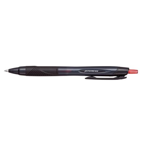 UNI Golyóstoll, 0,35 mm, nyomógombos, fekete tolltest, UNI "SXN-157S Jetstream Sport Eco", piros