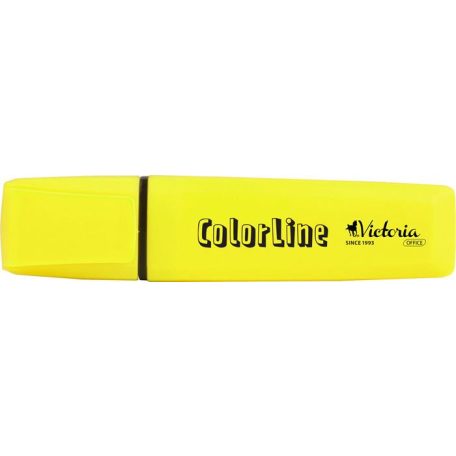 VICTORIA OFFICE Szövegkiemelő, 1-5 mm, VICTORIA OFFICE, "ColorLine", sárga