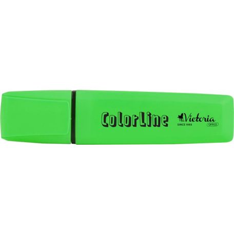 VICTORIA OFFICE Szövegkiemelő, 1-5 mm, VICTORIA OFFICE, "ColorLine", zöld