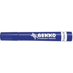   VICTORIA OFFICE Alkoholos marker, 1-3 mm, kúpos, VICTORIA OFFICE, "Gekko", kék