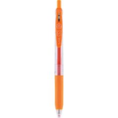   ZEBRA Zseléstoll, 0,33 mm, nyomógombos, ZEBRA "Sarasa Clip", narancs