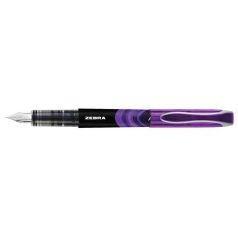   ZEBRA Töltőtoll, 0,6 mm, ZEBRA "Fountain pen", lila