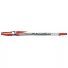 ZEBRA Golyóstoll, 0,24 mm, kupakos, ZEBRA "N-5200" piros