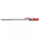 ZEBRA Golyóstoll, 0,24 mm, kupakos, ZEBRA "N-5200" piros