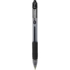   ZEBRA Golyóstoll, 0,27 mm, nyomógombos, ZEBRA "Z-Grip", fekete