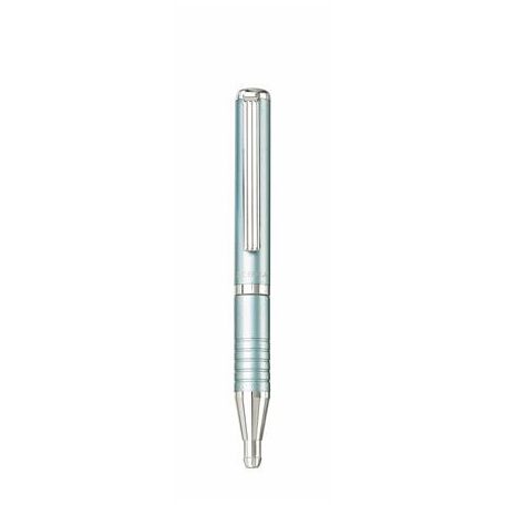 ZEBRA Golyóstoll, 0,24 mm, teleszkópos, metál világoskék tolltest, ZEBRA "SL-F1", kék