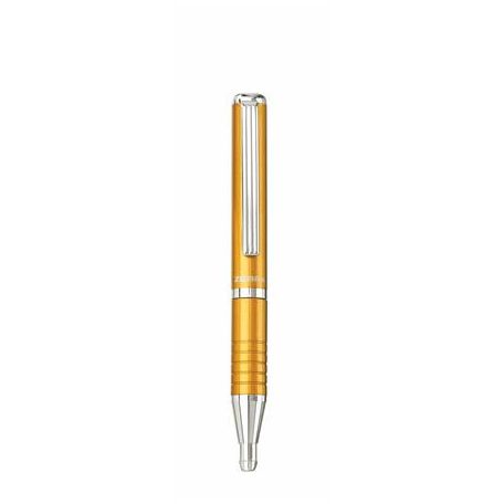 ZEBRA Golyóstoll, 0,24 mm, teleszkópos, arany színű tolltest, ZEBRA "SL-F1", kék