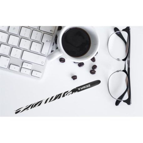 ZEBRA Golyóstoll, 0,27 mm, kupakos, vegyes testszín, ZEBRA "Animal Doodler'z", kék