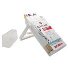 ZEBRA Filctoll készlet, nyomógombos, 0,6 mm, ZEBRA "Clickart" 12 különböző pasztell szín