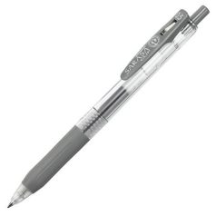  ZEBRA Zseléstoll, 0,33 mm, nyomógombos, ZEBRA "Sarasa Clip", szürke