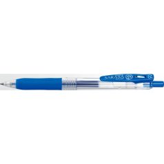   ZEBRA Zseléstoll, 0,33 mm, nyomógombos, ZEBRA "Sarasa Clip", kobalt kék