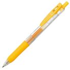ZEBRA Zseléstoll, 0,33 mm, nyomógombos, ZEBRA "Sarasa Clip", sárga