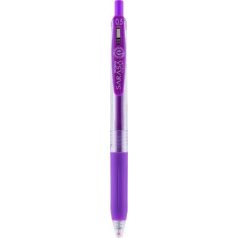   ZEBRA Zseléstoll, 0,33 mm, nyomógombos, ZEBRA "Sarasa Clip", lila