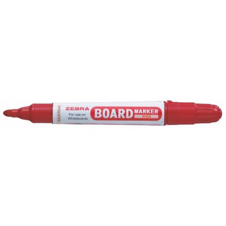 ZEBRA Táblamarker, 2,6 mm, kúpos, ZEBRA "Board Marker", piros