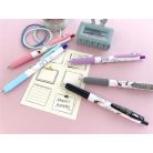 ZEBRA Zseléstoll készlet, 0,33 mm, nyomógombos, ZEBRA "Sarasa Clip Kawai Animal"