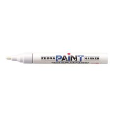   ZEBRA Lakkmarker, 3 mm, ZEBRA "Paint marker", fehér