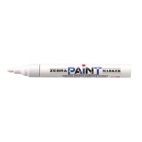 ZEBRA Lakkmarker, 3 mm, ZEBRA "Paint marker", fehér