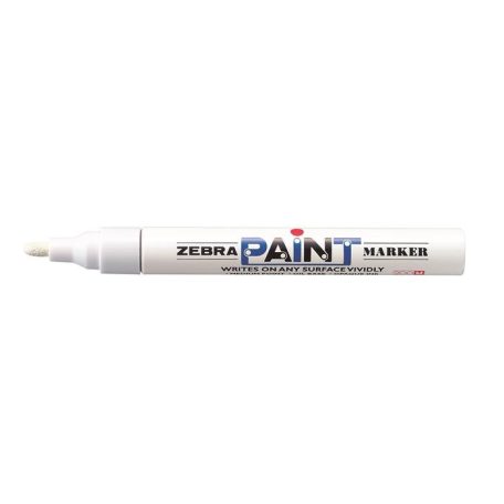 ZEBRA Lakkmarker, 3 mm, ZEBRA "Paint marker", fehér