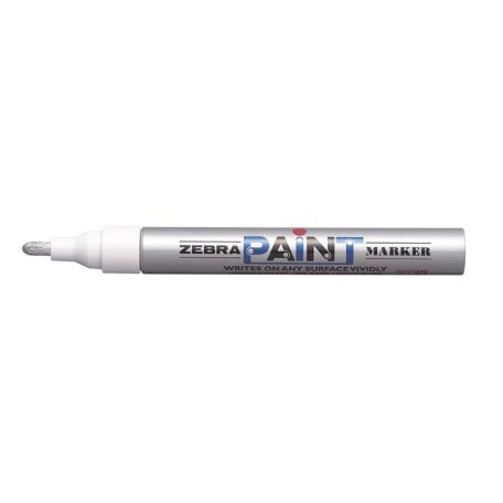 ZEBRA Lakkmarker, 3 mm, ZEBRA "Paint marker", ezüst