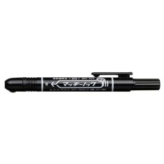   ZEBRA Alkoholos marker, 1,3 mm, nyomógombos, ZEBRA "Mckie Retractable", fekete