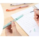 ZEBRA Golyóstoll, 0,24 mm, nyomógombos, ZEBRA "Jimnie Biotube", kék