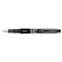   ZEBRA Töltőtoll, 0,6 mm, ZEBRA "Fountain pen", fekete