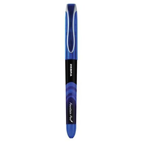 ZEBRA Töltőtoll, 0,6 mm, ZEBRA "Fountain pen", kék